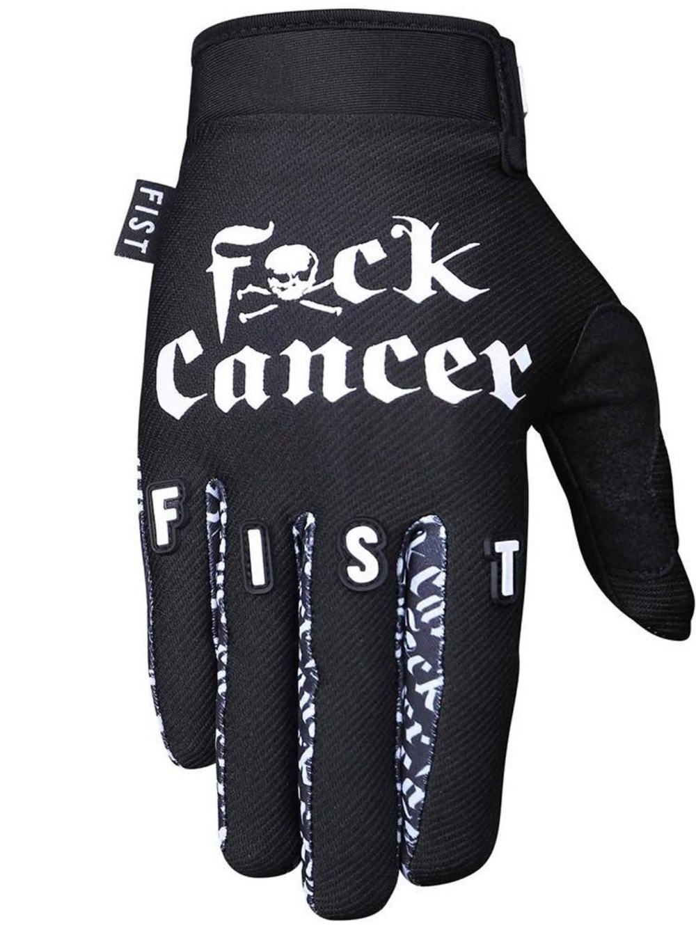 Black 'F*ck Cancer' Fist Handwear Glove
